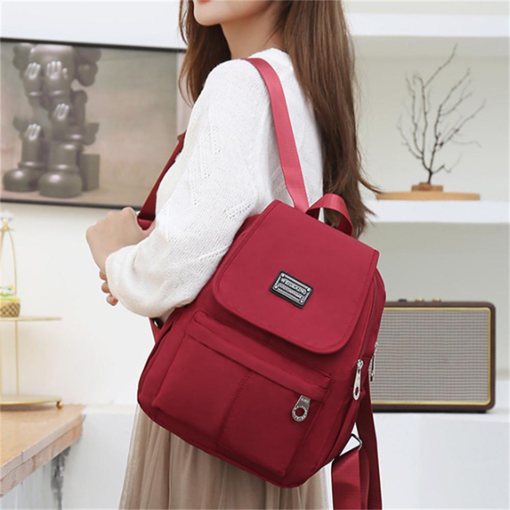 Backpack Casual Fashion Women's Summer New Student Travel Backpack Women's Oxford Cloth Bag