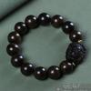 Men's Agarwood Bodhisattva Chess Bracelet: 108 Wooden Prayer Beads, Single Strand 2.0 Design with Small Holes.