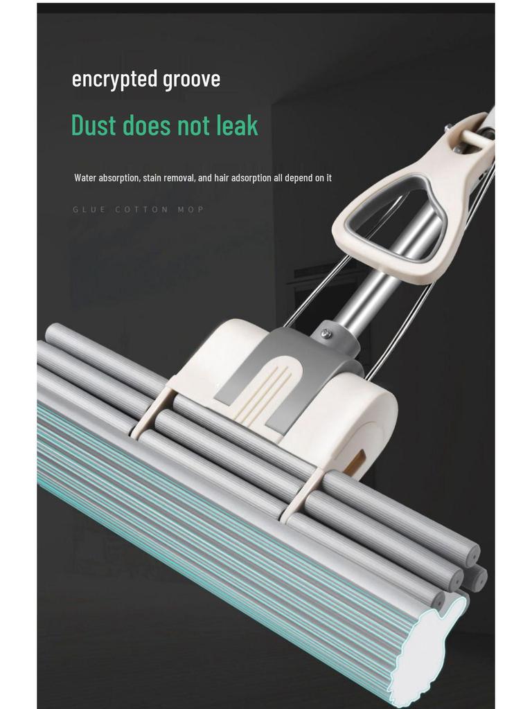 2025 Безручный Большой Напольный Швабра-Моп из Нержавеющей Стали с PVA Впитывающим Покрытием
