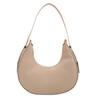 Niche Solid Color Design Bag Women's 2024 New Trendy Simple Personalized Underarm Crescent Bag Personalized Portable Shoulder Bag