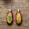 Bohemian Emperor Stone Water Drop Pendant Earrings European and American Popular Ins Jewelry