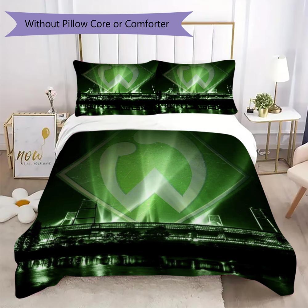 Bremen Germany Pattern Bedding uilt Set uilt Cover Pillowcase Home Decoration Birthday Gift (1 * duvet cover + 2 * pillowcase without core)20