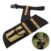 Archery Hip Quiver for Arrows 4 Tubes Waist Hanged Bow Quiver with Adjustable Waist Belt for Compound Bow Recurve Bow Archery Target Practicing