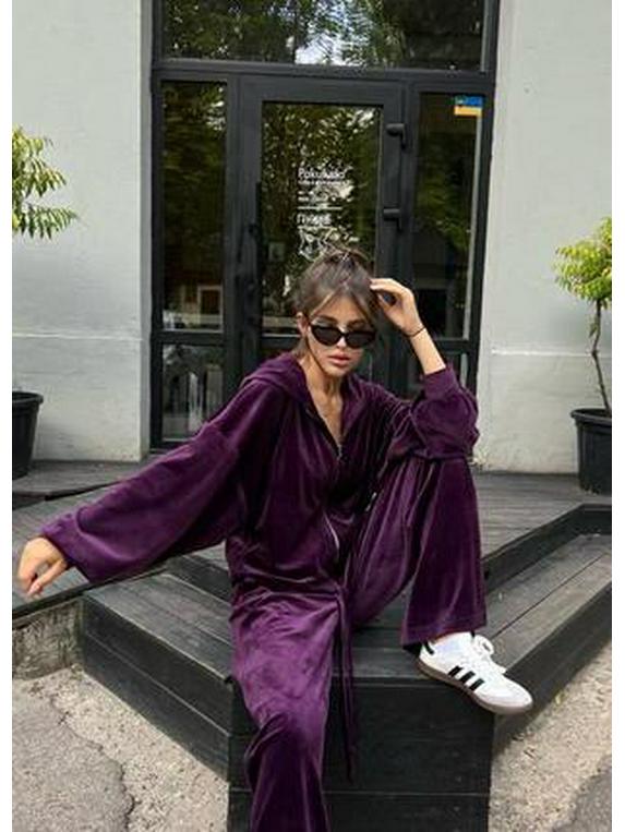 25-я годовщина Ранняя осень Мода Золотой бархат Молния Кулиска Повседневный комплект для женщин