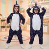 Piżama Onesie Kigurumi Kostium Gwiazdki Jednorożec  Dzieci 135 - 145Cm