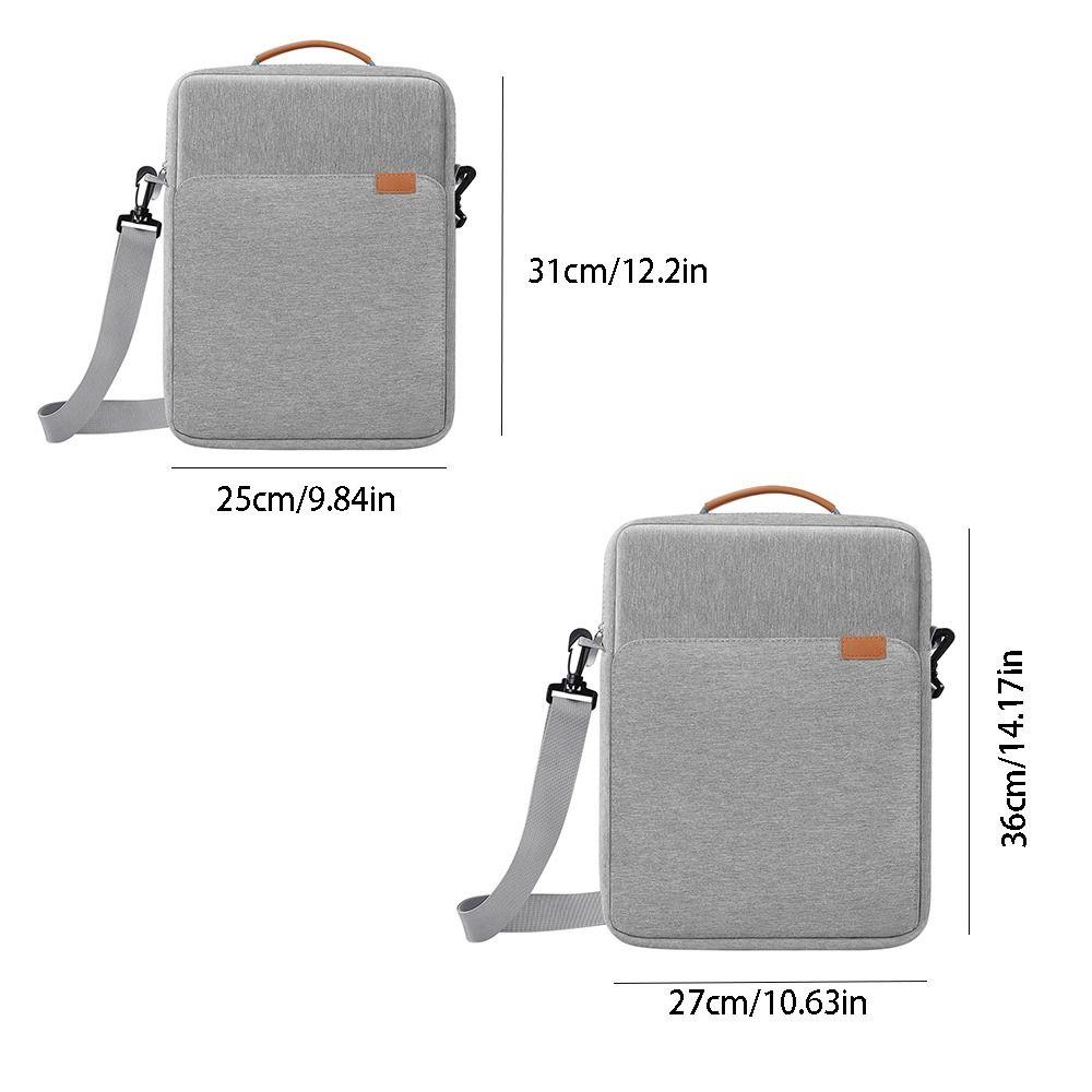 Shockproof Shoulder Handle Bag Multifunctional Waterproof Laptop Sleeve Case Portable Tablet Shoulder Sleeve Bag School