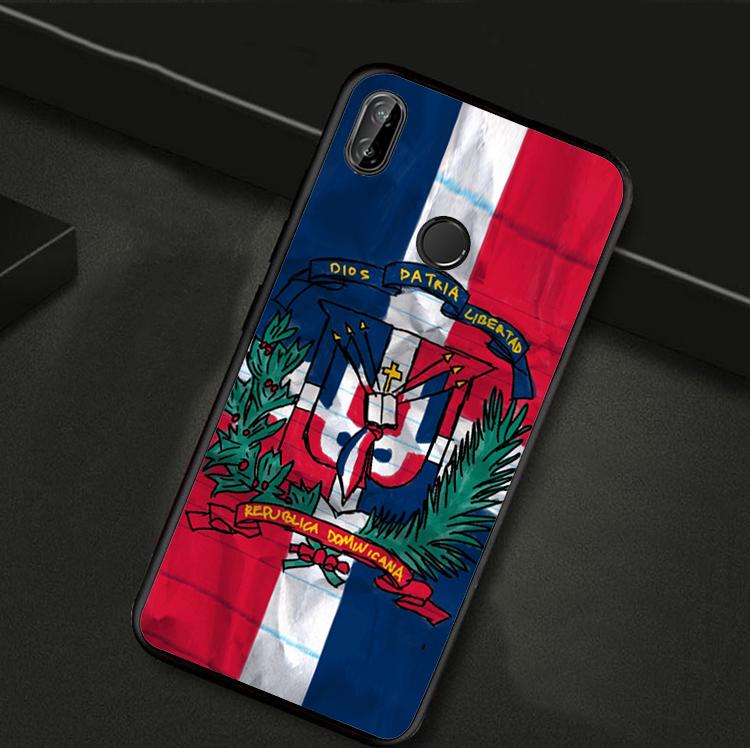Dominican Republic Flag For Huawei Nova 11i 12i 12s 8i 9 10 SE Y60 Y61 Y70 Y90 Y72 Y73 Y91 P60 Pro P40 P30 Lite Case