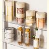Press Type Food Storage Jars Eco-friendly Airtight Kitchen Jars Sealed Container  Pantry
