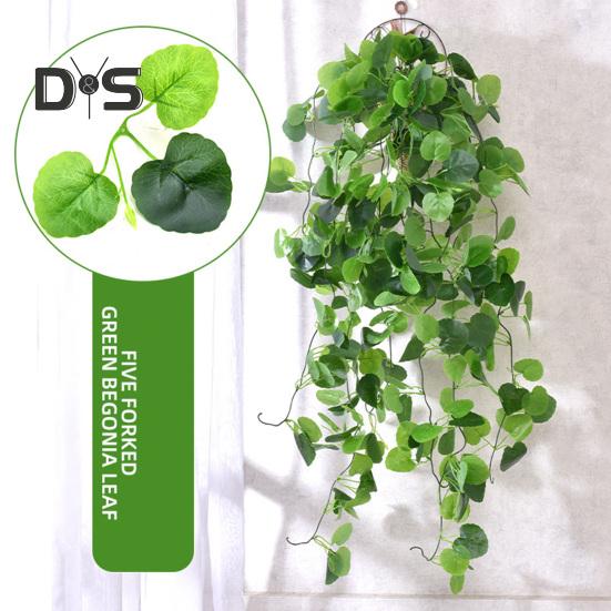 1 букет, яркое искусственное растение без полива, уникальное 5 вилок, имитация зеленого растения Scindapsus Cirrus