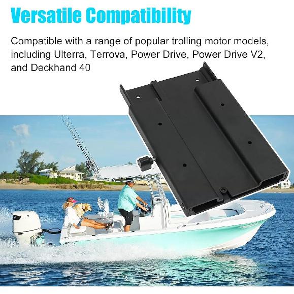 1854035 MKA-16-03 Boats Trolling Motor Quick Release Bracket, Fits for Ulterra, Terrova, PowerDrive/V2/Pontoon and Deckhand 40
