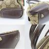 Used GUCCI Boston Bag 161720 Sherry Pretty GG Canvas/leather Beige Dark Brown Shoulder
