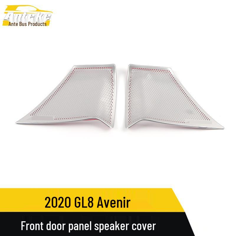 GL8 Avenir Stainless Steel Front Door Speaker Cover for 20 Models