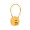 3-Digit Cable Luggage Locks Multifunctional Re-Settable Combination Padlocks Backpack Suitcase Code Locks for School Office