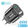 PD33W GaN QC3.0 Многопортовое EU Зарядное устройство 9V/12V Адаптер Быстрой Зарядки