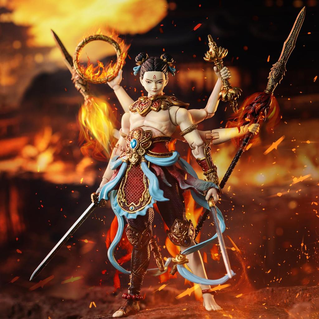 FancyRealm FJ 1A02 Хоушин Ната Делюкс Издание Масштаб ПВХ Металл Окрашенная Подвижная Фигурка 1/12 &