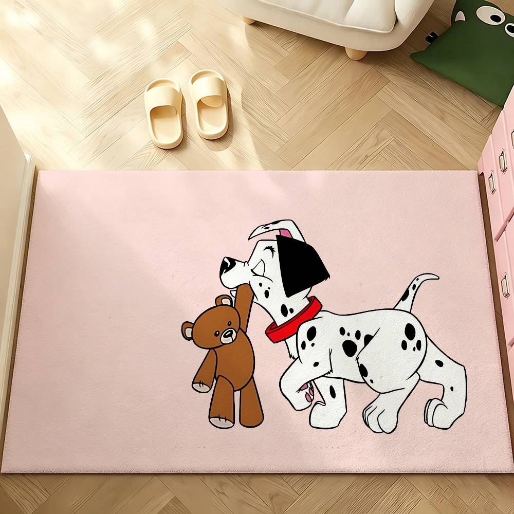 Classic Cartoon-101-D-dalmatiansS Cute Carpet Bathroom Anti-slip Door Mat Home Decoration Mat Entrance Door Scratch-resistant