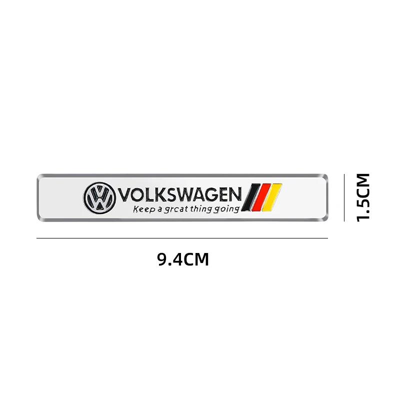 For VOLKSWAGEN VW Car Styling 3D Aluminum Emblem Sticker Auto Body Trunk Decoration Decals For Volkswagen VW GOLF Polo Tiguan VW