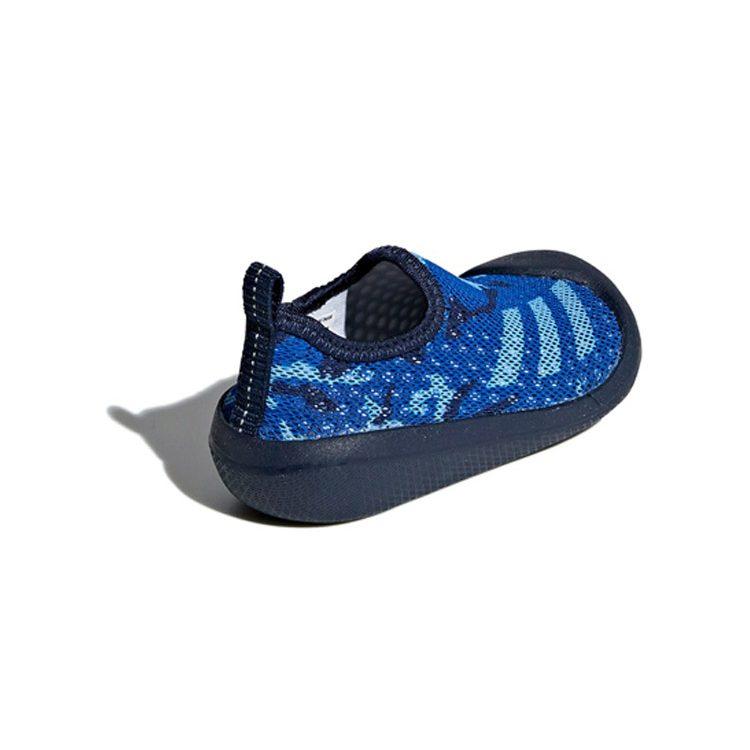adidas Амортизирующие низкие беговые кроссовки Сине-черные для младенцев и малышей DB2016