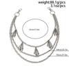 IngeSight.Z Goth Silver Color Skeleton Hand Pendant Pants Waist Chain Men Hop Hip Jeans Waist Keychain Halloween Jewelry Gifts