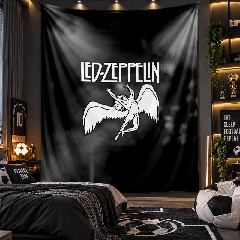 Настенный гобелен с принтом Led Zeppelin, тканевое панно для гостиной, спальни, домашнего декора
