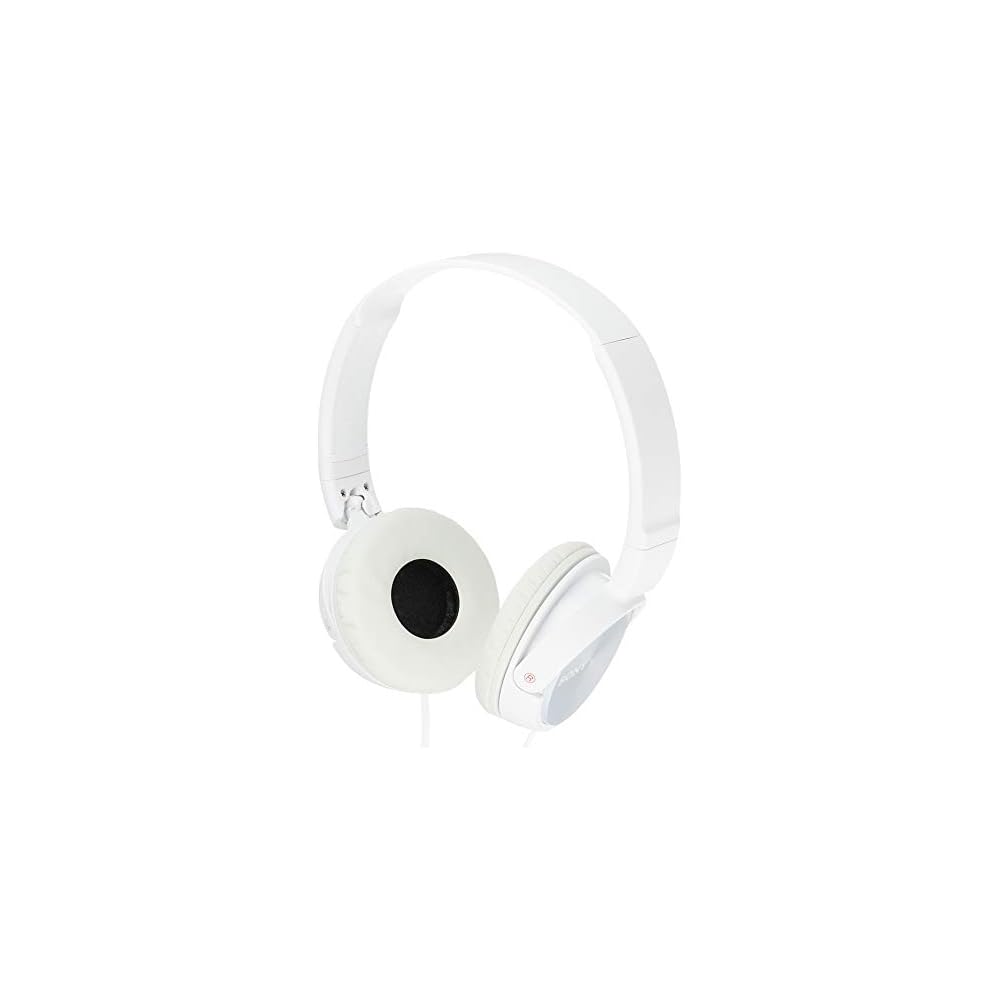 Sony MDR-ZX310 Headphones: Closed-back, Foldable, White (MDR-ZX310 W)
