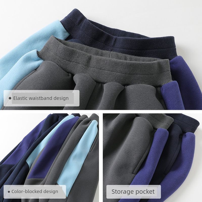 Спортивные брюки для мальчиков, штаны для тренировок, весенняя одежда, новый стиль 2026, повседневная детская одежда для весны и осени, модная и стильная для детей