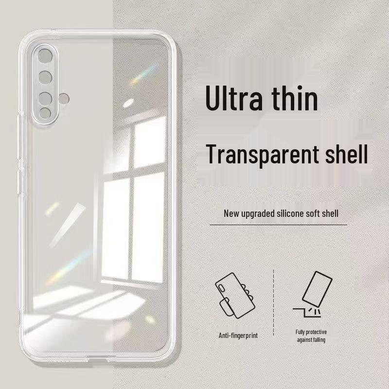 Защитный чехол из жидкого силикона для Huawei nova5 - Полное покрытие, Ударопрочный, Приятный для кожи, Чистый цвет, Простой стиль