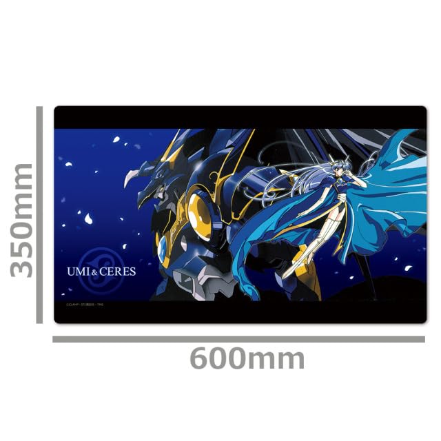 TV Anime Knight Character Rubber Mat Umi Ryuzaki "Magic Rayearth"