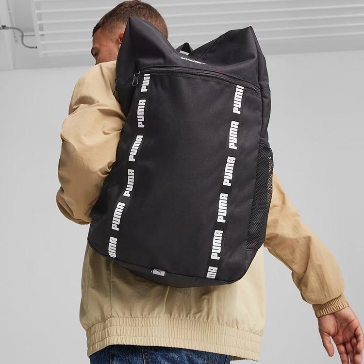New PUMA Polyester Backpack Regular Unisex Black 090340-01