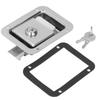 Travel Trailer Lock Stainless Steel Flush Mount Paddle Handle RV Door Latch for Toolbox Cabinet