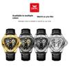 Мужские повседневные кварцевые часы OPK Watch с большим циферблатом в форме треугольника