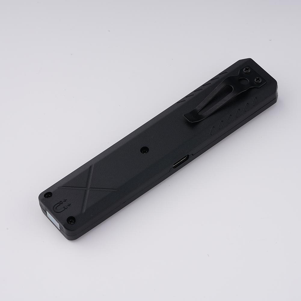 Mini EDC Flashlight Strong Magnetic Portable USB Rechargeable COB Worklight With Pen Clip For Outdoor Camping Fishing