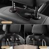 Car Purse Hooks Double 2 In 1 Car Headrest Hook Seat Double Hooks Multifunctional Auto Backseat Hangers Headrest & Seat Hook