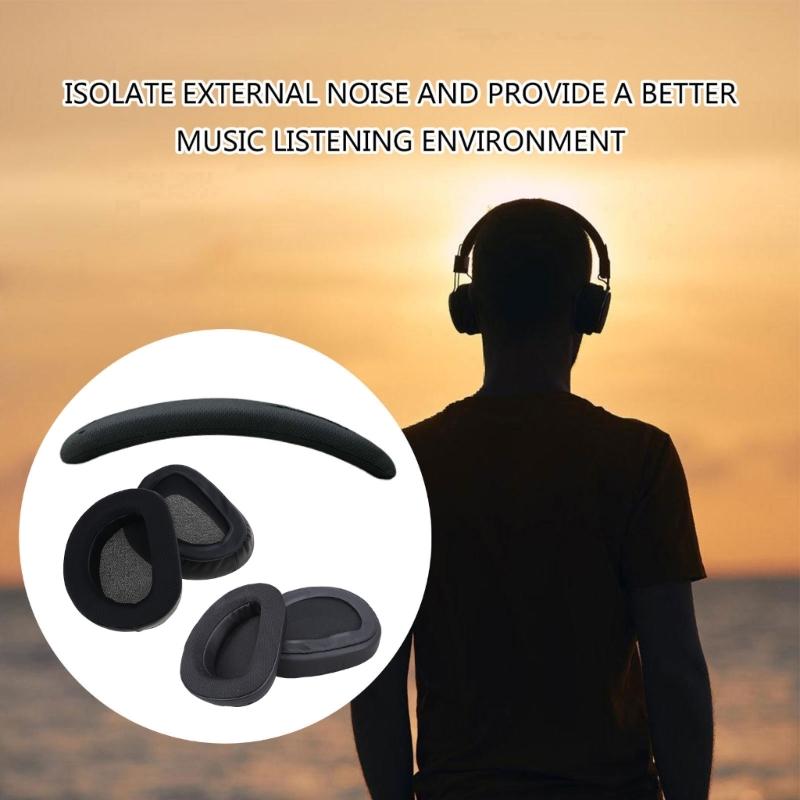 Амбушюры Подушка на оголовье для накладных наушников ROG Theta 7.1 Поролоновые амбушюры Амбушюры Губки Подушечки для ушей