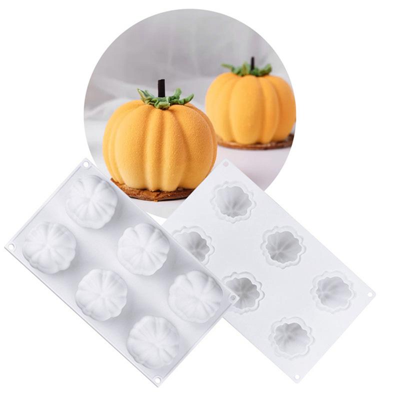 Halloween Pumpkin Silicone Cake Mold for Chocolate Mousse Ice Cream Jelly Pudding Dessert Bakeware Pan Decorating Tools
