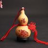 Chinese Style Yin Yang Tai Chi Natural Gourd Tassel Handmade Hanging Ornament Lucky Wealth Healing Feng Shui Home Decor Props