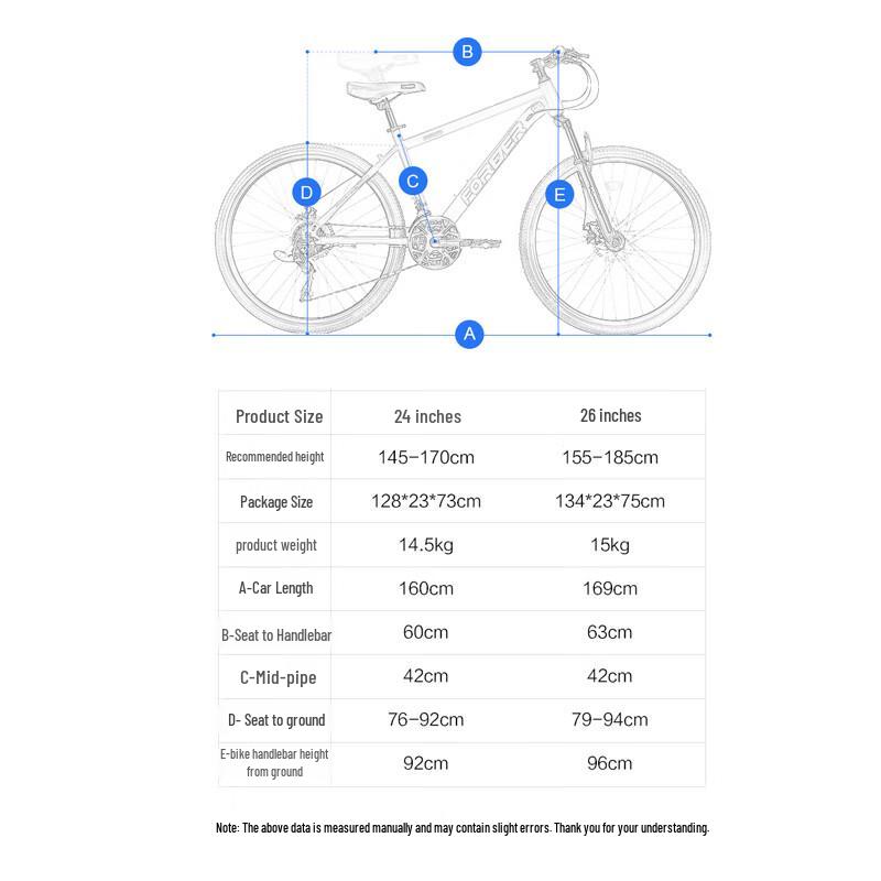 Forever D100 Adult & Youth Mountain Bike