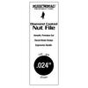 MUSIC NOMAD Diamond Coated Nut MN654 File, .024 inch,