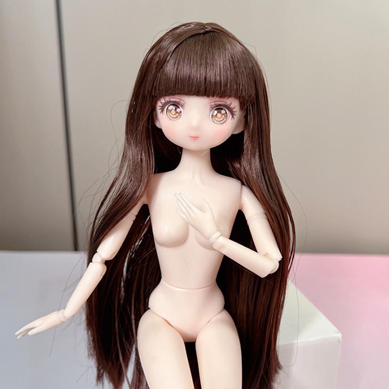 30 см Куклы в стиле аниме 1/6 Bjd 11 подвижных суставов Кукла с увядшей кожей Девочки Игрушки для переодевания Сделай сам Подарки