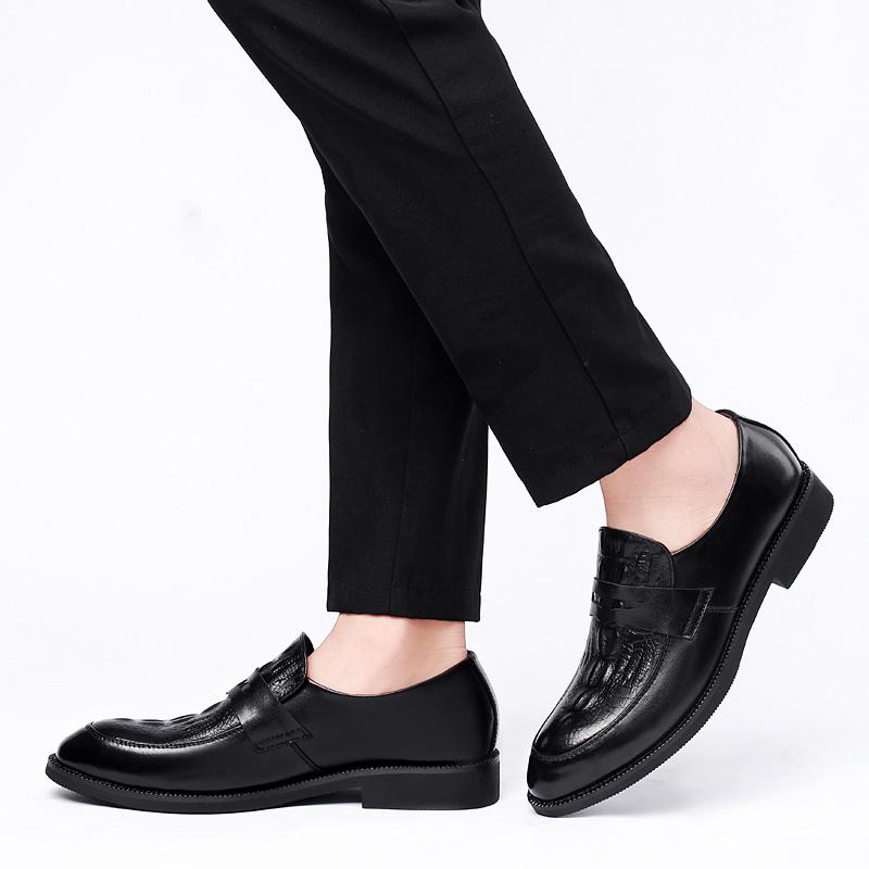 Роскошный бренд, модная мужская повседневная обувь, мужская обувь из натуральной кожи, официальная обувь без шнуровки, мужская обувь ручной работы