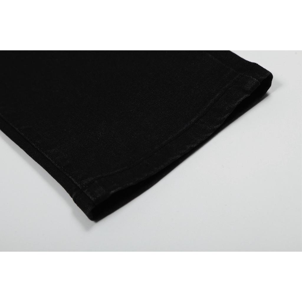 M51 Amiri Мужские и женские модные джинсы в американском стиле с тканевыми нашивками, дырками, вышивкой, повседневные и модные брюки в стиле хай-стрит