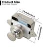5/10Pcs Push Locks Button Latch Camper Car RV Caravan Boat Drawer Cabinet Door Catch Keyless Cupboard Locks Furniture