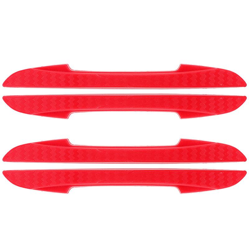 4 шт., защитная полоса для боковой двери автомобиля, защитная полоса, защита для бампера, ручка, 3D наклейка, Стайлинг автомобиля