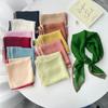 Solid Color Handkerchief Cotton Neck Scarves For Women Small Shawls and Wraps Bandana Head Scarfs
