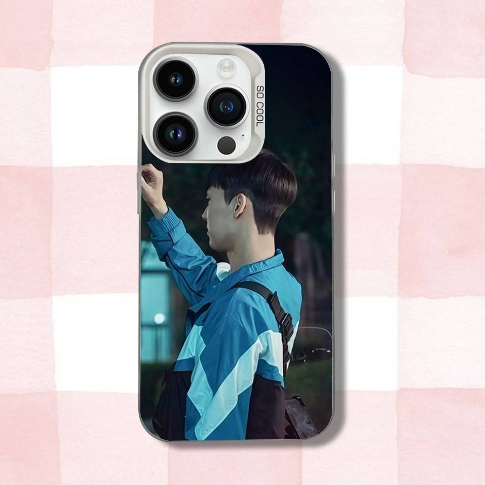 Чехол для телефона TV W-Weak H-Hero для iPhone 16,15,14,13,12,11,Pro,XS,Max,Plus,Mini,SE Белый Конфетный Матовый Ударопрочный Чехол