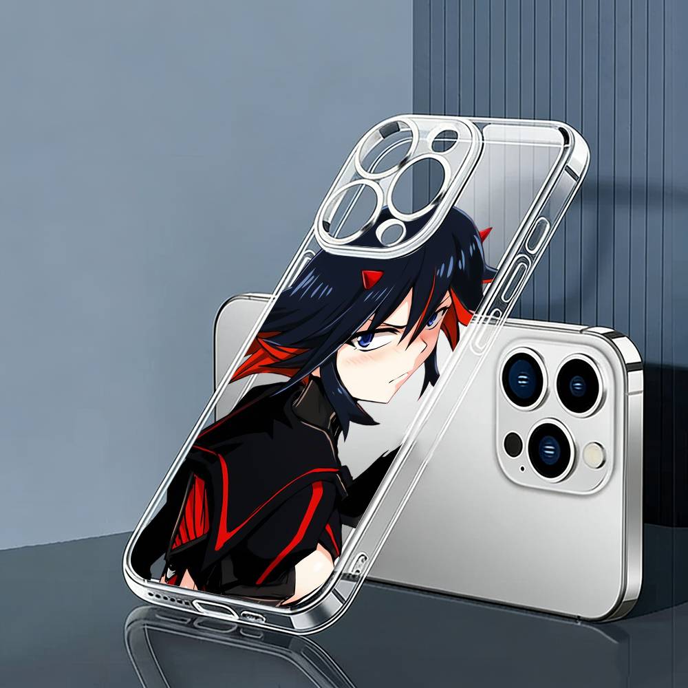 Чехол для телефона RedEyes Kill-LA Kill R-RyukoS Для iPhone 17 16 15 14 13 12 11 Mini Pro Max Plus Прозрачный чехол
