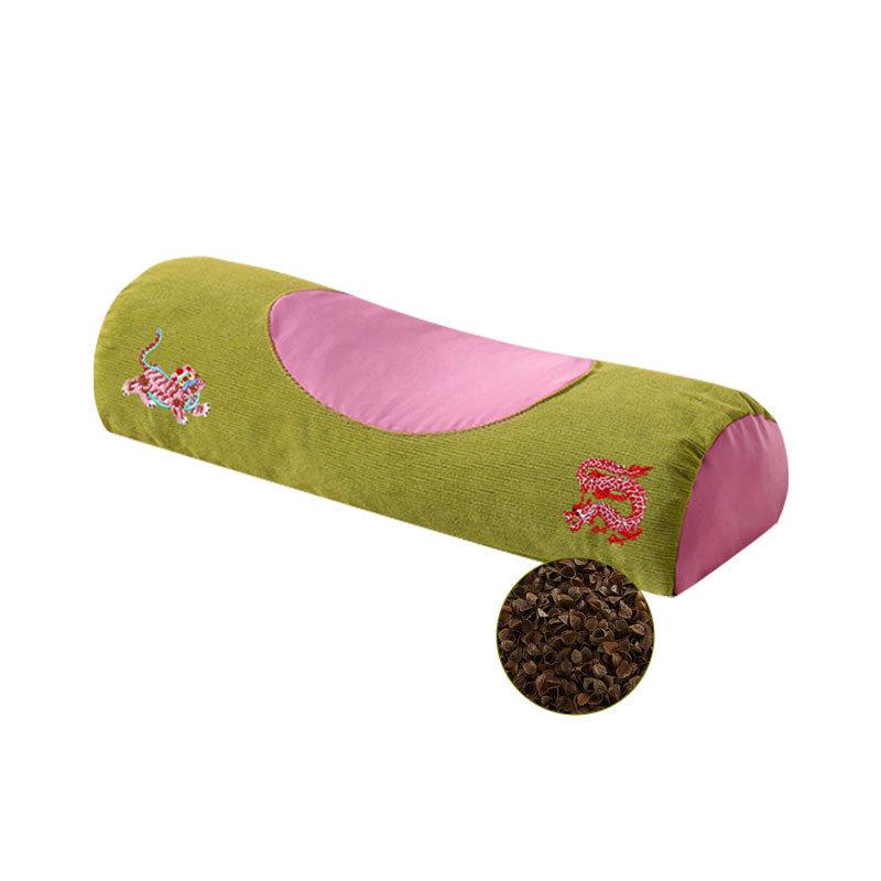 Mugwort Sleep-Aid Cervical Pillow: Herbal Neck Support & Waist Cylindrical Cushion