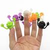 5pcs Plastic Ghost Head Finger Toys Halloween Halloween Ghost Finger Puppet Toy  Children Gifts