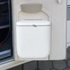 9L Collapsible Trash Can Trash Bin With Sliding Lid For RV Camping Boats Caravan Motorhome Wall Mounting Space-Saving Waste Bin