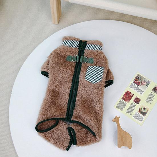 Yousheng Pet Clothes Удобный зимний комбинезон для собак с застежкой-молнией, удобный комбинезон для кошек, товары для животных